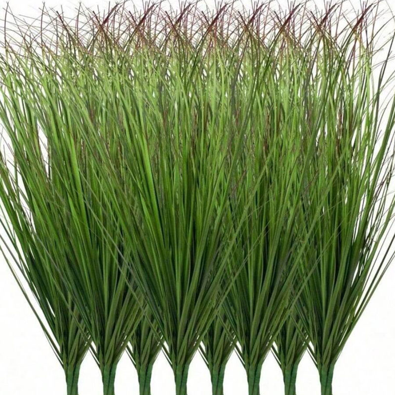 Snake Plant - Fausse verdure d'herbe d'oignon artificielle, 12