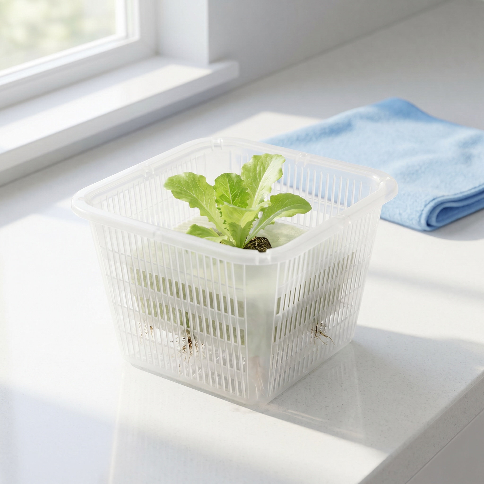Indoor Plants - 6 pots en filet carrés pour