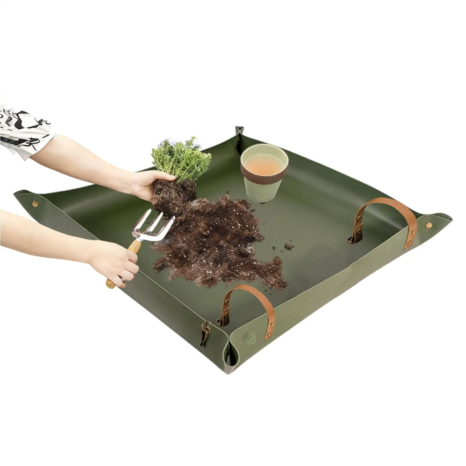 Repotting Mat - Tapis de repiquage pliable et imperméable,