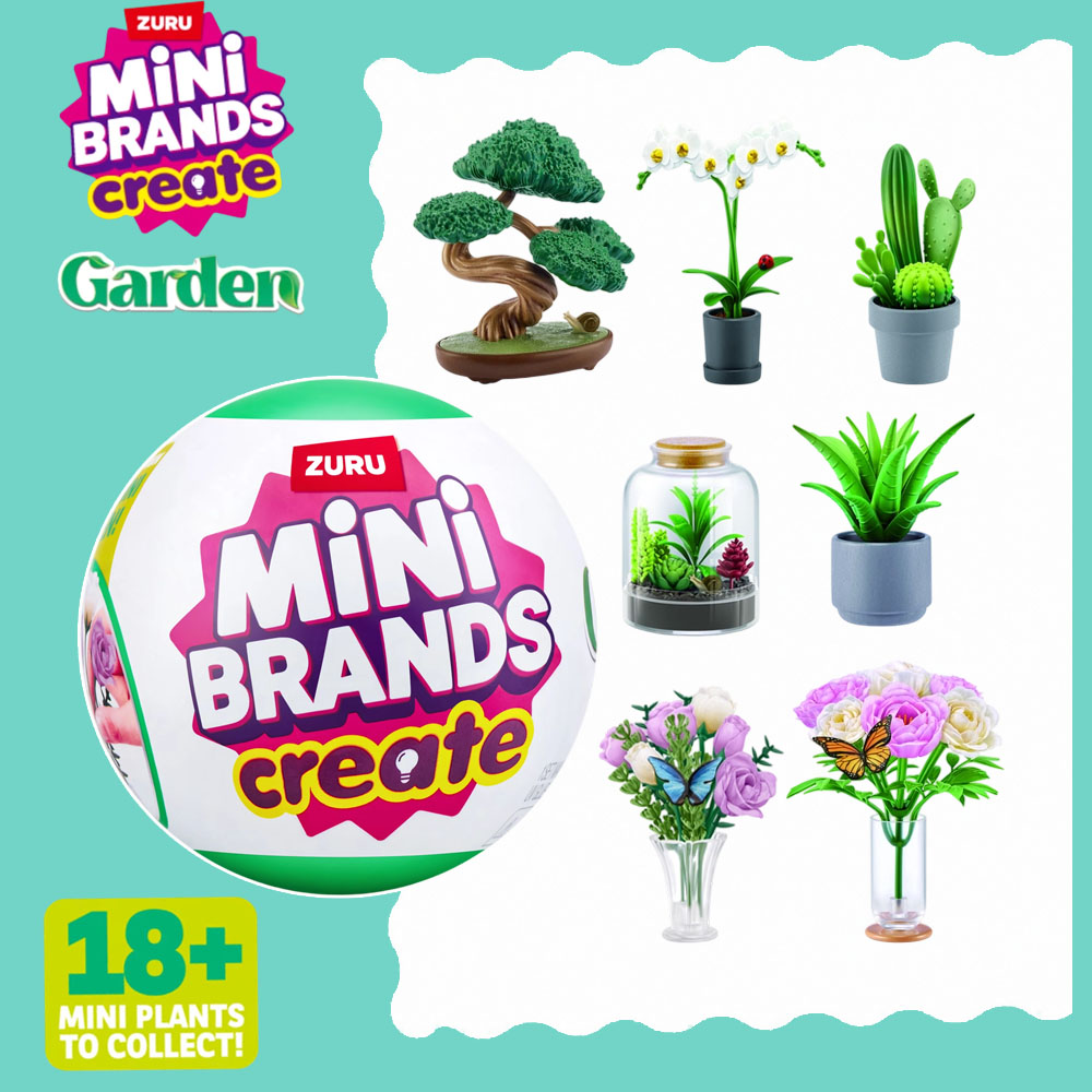 Succulent Set - Jardin miniature Zuru, boîte mystère, kit