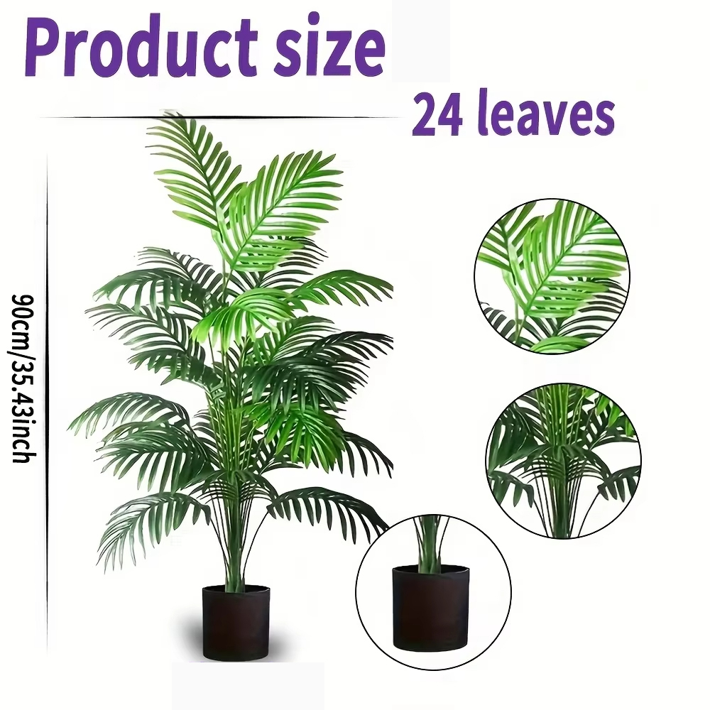 24 feuilles Areca palmier plan - Succulent Set avis et prix
