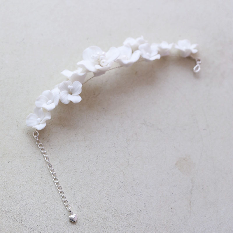 Bracelet en porcelaine blanche - Snake Plant Ceramic avis et prix