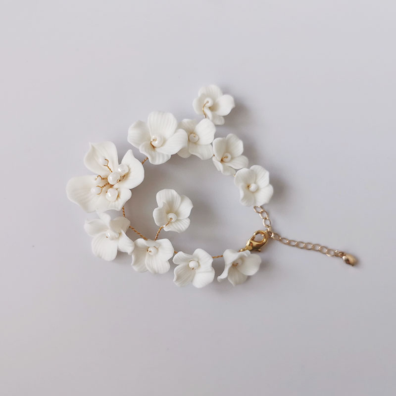 Bracelet en porcelaine blanche - Snake Plant Ceramic avis et prix