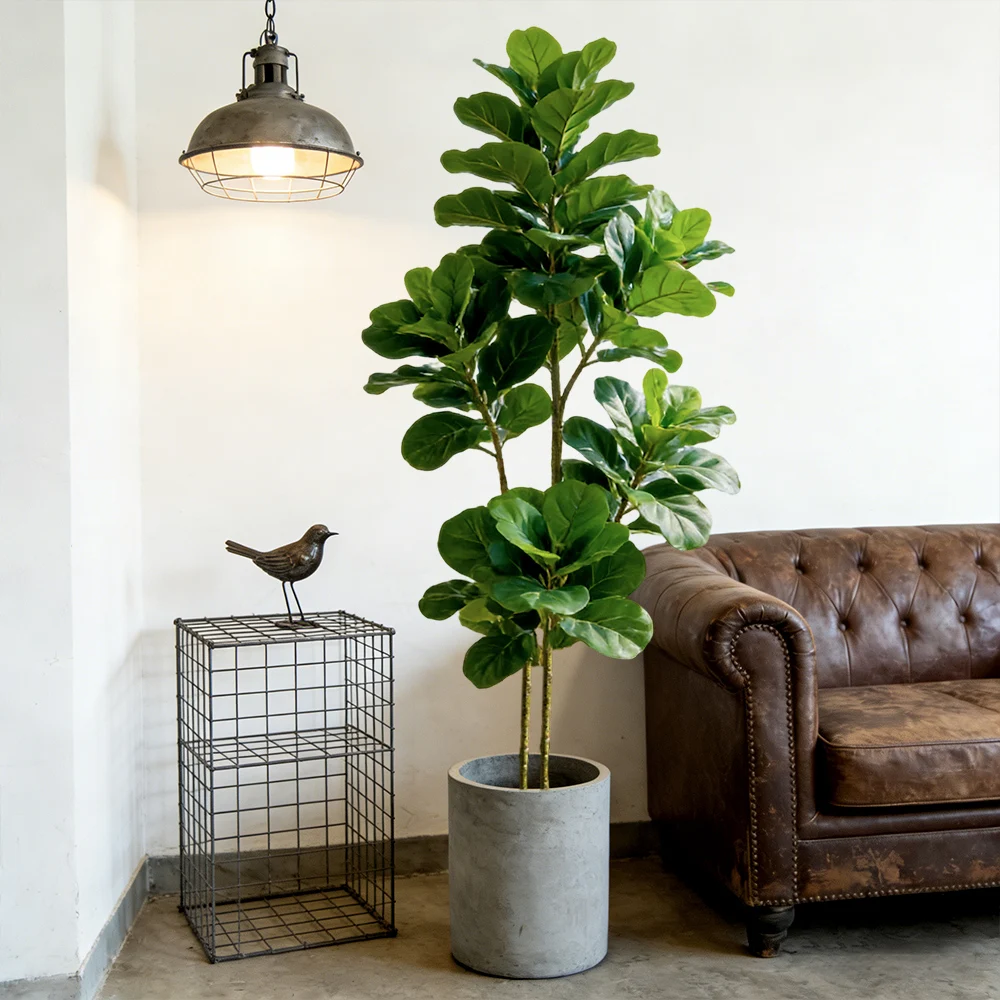 Arbre artificiel Ficus lyrata  - Fiddle Leaf Fig avis et prix